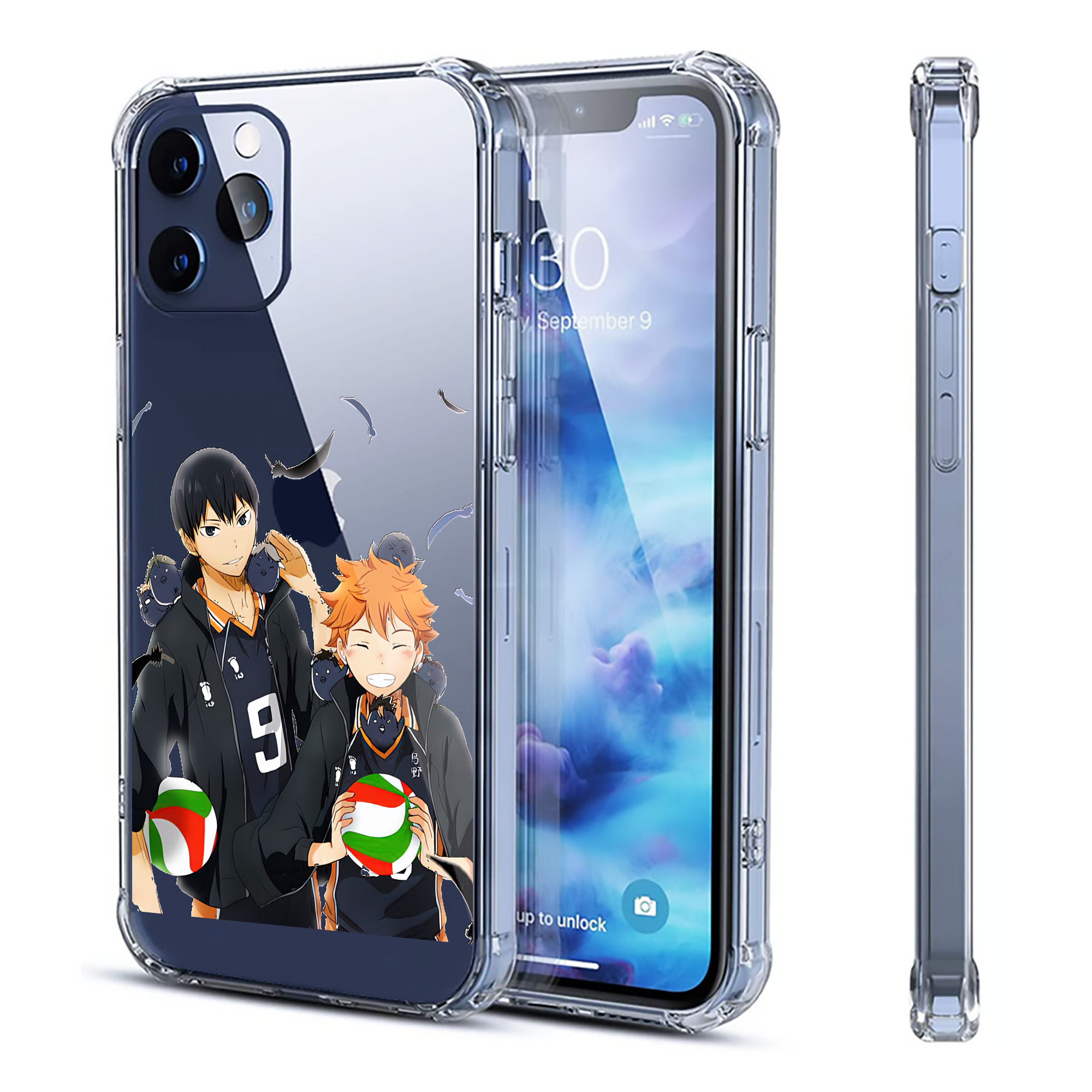 ハイキュー!! Haikyu!! 【iPhone 12シリーズ対応】透明スマホケース（クリアソフトケース）